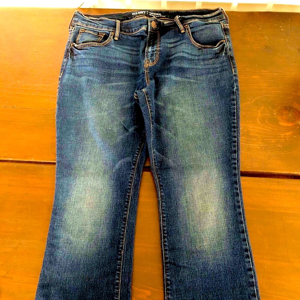 Old Navy Dark blue denim Boot-cut jeans